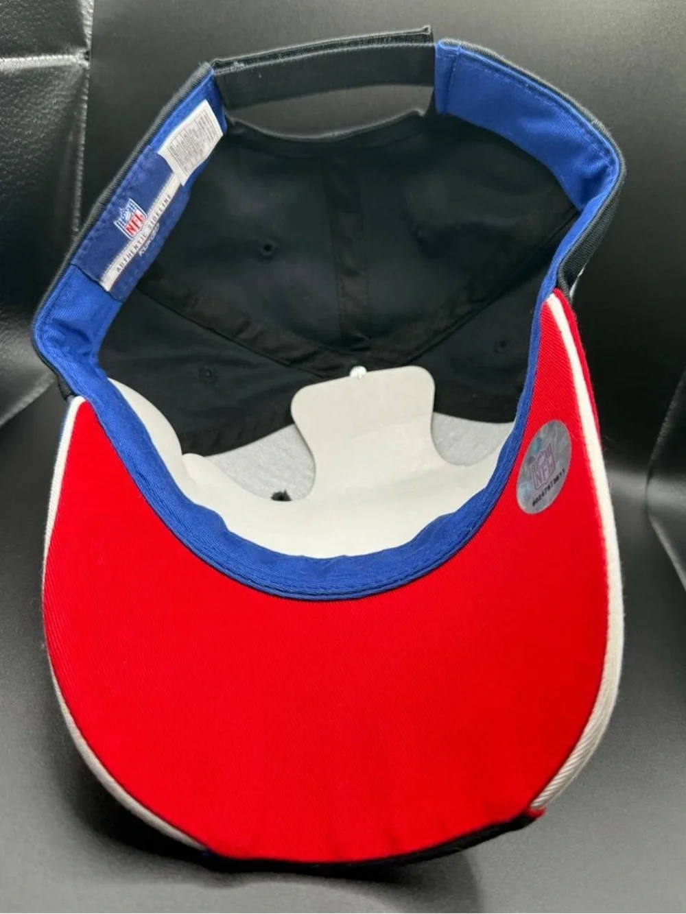 New England Patriots Black Conference Champions Adjustable Cap